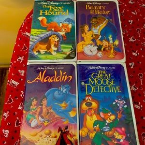 4 Black Diamond Disney VHS movies